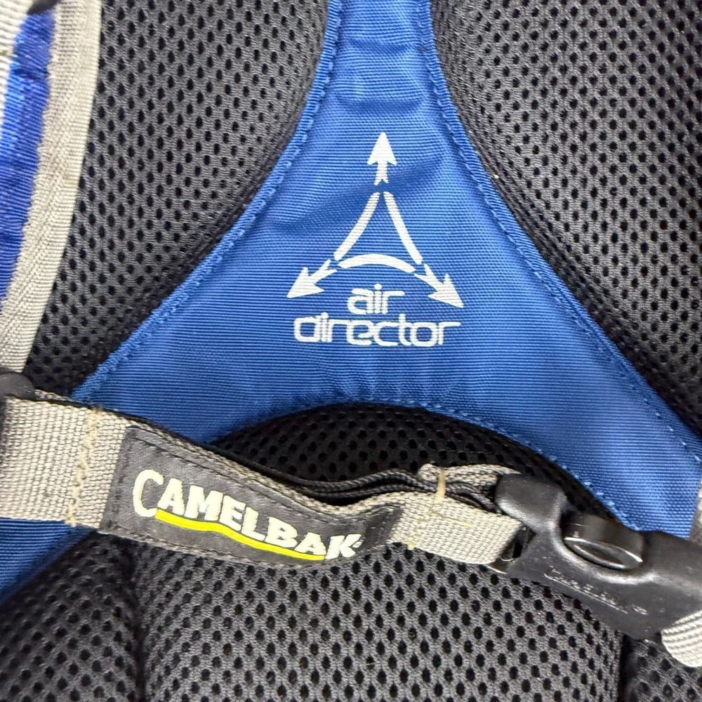 CamelBak Rim Runner Blue Grey Hiking Backpack Air Director Hydration Pack
